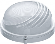 Светильник НПП Е27 1х60Вт NBL-R3-60-E27/WH круг бел. реснич. 94 817 IP54 Navigator