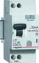 Дифференциальный автомат ДИФ RX3 тип АС/С 4,5кА 30мА 1П+Н 32А Legrand