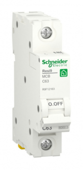 Автоматический выключатель RESI9 тип С 6кА 1п 63А Schneider Electric
