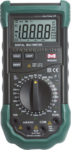 Мультиметр цифровой профессиональный MS8265 Mastech
