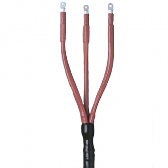Муфта кабельная концевая 10кВ внутр./наруж. 3КНТп-10-150/240-Б с наконеч. для кабелей с бумажной изоляцией КВТ