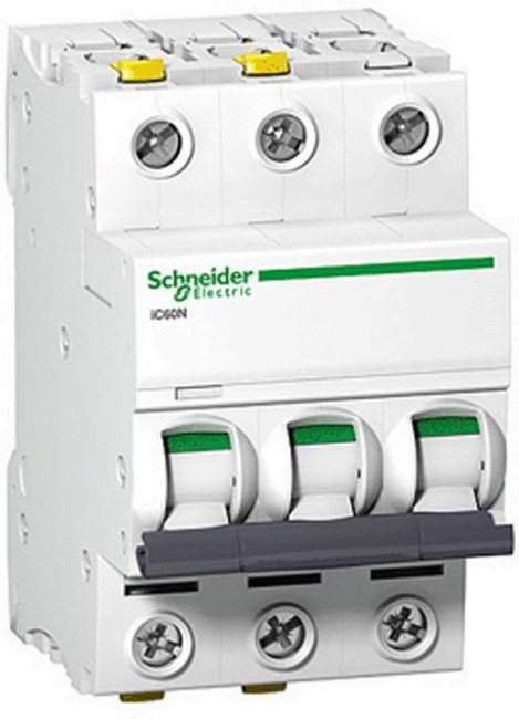 Автоматический выключатель iC60N тип С 6кА 3п 32А Schneider Electric