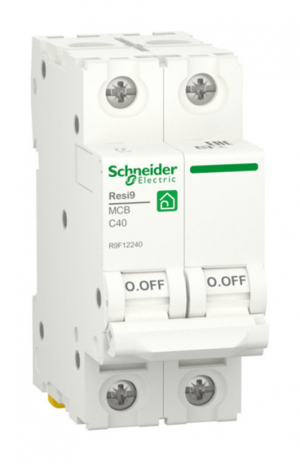 Автоматический выключатель RESI9 тип С 6кА 2п 40А Schneider Electric