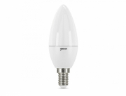 Лампа светодиодная Candle-dim C37 Е14 220В 4100К 7Вт диммируемая свеча матовая GAUSS