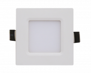 Светильник светодиодный ДВО квадрат 4000К 3Вт 86х86х23мм SLP-eco IP40 IN HOME