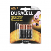 Элемент питания алкалиновый LR MN 2400/LR03 Basic BP-4 (блист.4шт) Duracell