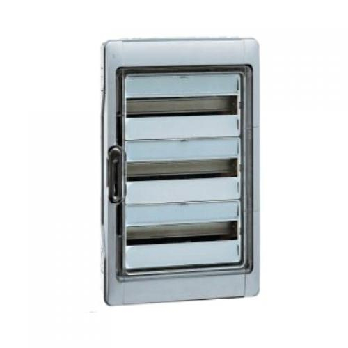 Бокс О/У Plexo3 36М прозрачная дверь 3 ряда (с клемм.) IP65-IK09 Legrand