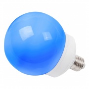 Лампа светодиодная Шар d100мм 12LED 2Вт Е27 220В IP65 син. Neon-Night