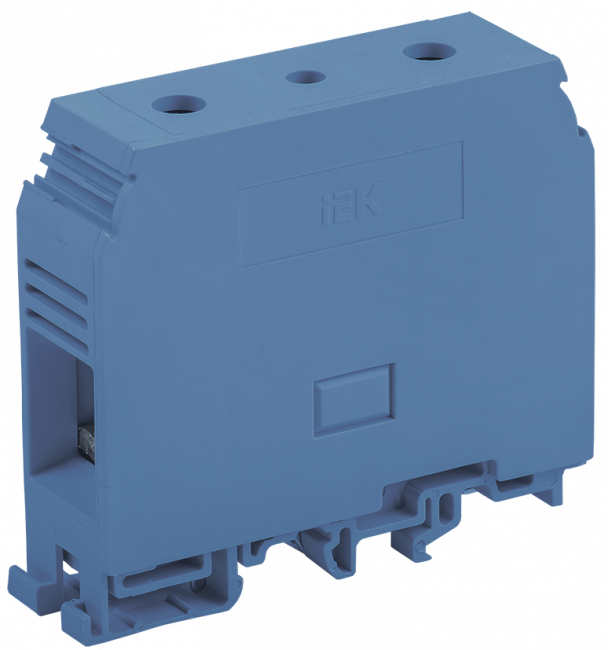 Зажим клеммный наборный ЗНИ-95мм 330A синий IEK