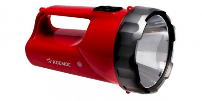 Фонарь светодиодный ручной аккум. Accu 9191LED 3Вт LED (фонарь-прожектор) Космос