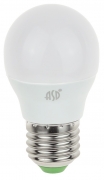 Лампа светодиодная G45 Е27 220В 4000К 3,5Вт шар матовый ASD