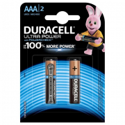 Элемент питания алкалиновый LR03-2BL Ultra Power (блист.2шт) Duracell