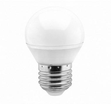 Лампа светодиодная G45 Е27 220В 3000К 5Вт шар Smartbuy