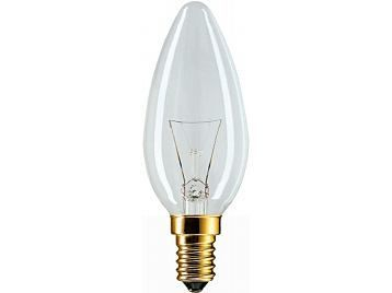 Лампа накаливания ДС Е14 230В 60Вт свеча Stan PHILLIPS