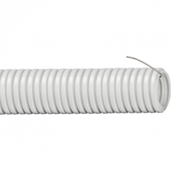 Труба ПВХ гофрированная легкая 20мм с протяжкой (50м) DKC