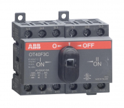 Рубильник реверсивный ОТ40F4C 4п 40А с ручкой ABB