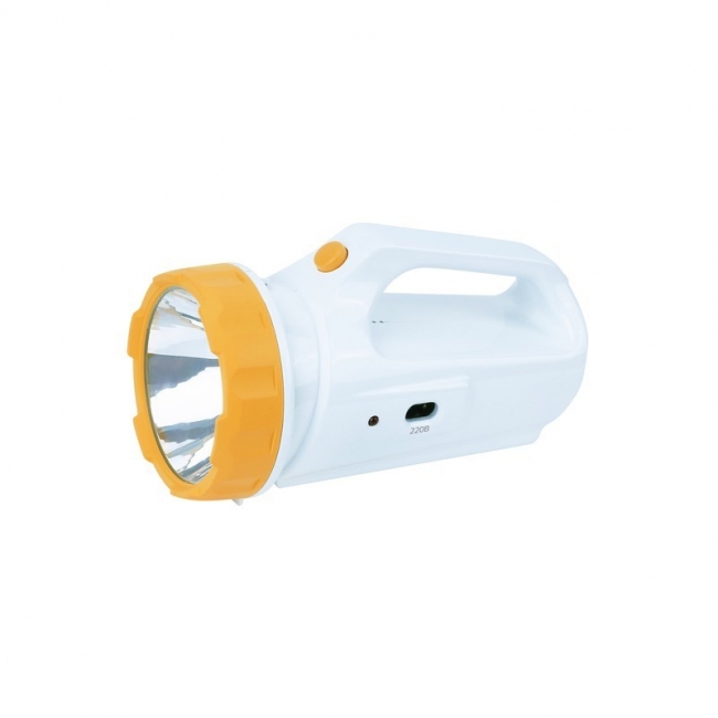 Фонарь светодиодный ручной аккум. с солнечной панелью 3Вт LED+16хSMD2835 панель 4В 1.2А.ч Космос