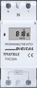 Таймер электронный на DIN-рейку THC30A 16А (30А) 230В