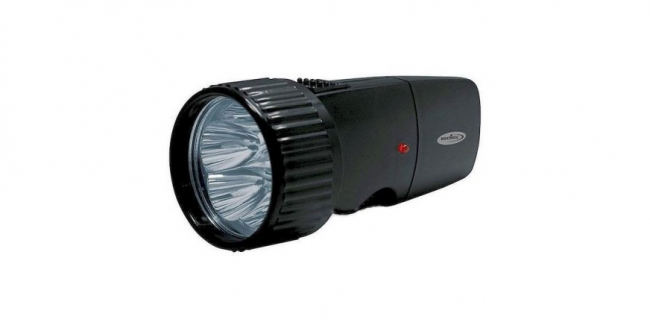 Фонарь светодиодный ручной акумм. Ac 104LED 1хNI-MH AA 5LED евровилка Космос