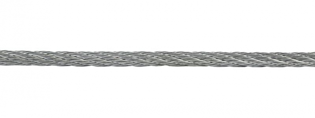 Трос для растяжи стальной 5 мм. DIN 3055 (уп/20м) Tech-KREP
