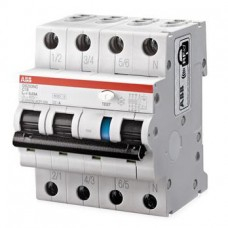 Дифференциальный автомат ДИФ DS203NC тип АС/С 4,5кА 300мА 3П+Н 32А ABB