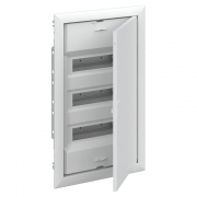 Бокс С/У UK600 36М белая дверь 3 ряда с винтовыми N/PE UK630V3RU IP30 ABB