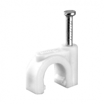 Скоба круглая 25мм пласт. (уп/100шт) IEK Скоба круглая 25мм пласт. (уп/100шт) IEK