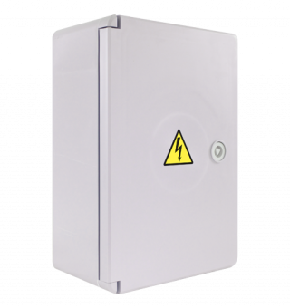 Корпус пластиковый ЩМПпл 320х220х130 глухая дверь IP65 КРЗМИ