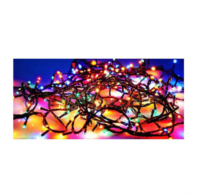 Гирлянда светодиодная Нить LD050C-GM 50LED 5м уличная 8 реж. многоцвет. SHLights