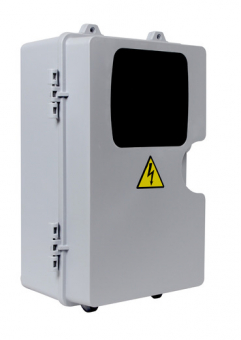 Щит учета ЩУРН-П 1-9/2 360х225х155 пластиковый с окном и замком IP55 КРЗМИ