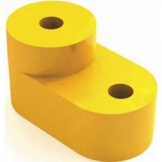 Изолятор угловой для шины PE желтый IEK