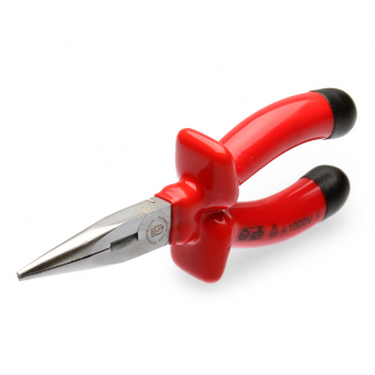 Тонкогубцы 200мм диэлектрические прямые 1000В "Эксперт" КВТ