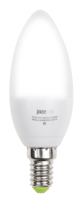 Лампа светодиодная C37 PLED-SP Е14 230В 3000К 7Вт свеча матовая JazzWay