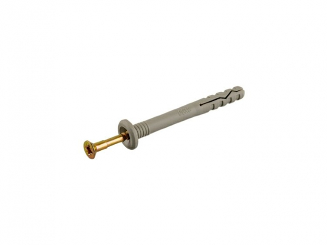 Дюбель-гвоздь 6х60 грибок (уп/40шт) коробка Tech-KREP