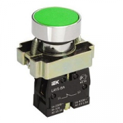 Кнопка LAY5-BA31 без подсветки 1з зеленый IEK