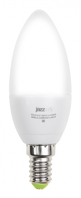 Лампа светодиодная C37 PLED-SP Е14 230В 3000К 9Вт свеча матовая JazzWay