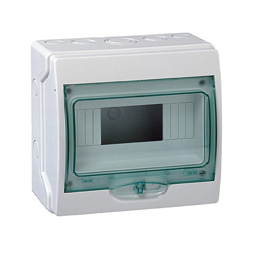 Бокс О/У Kaedra 6М прозрачная дверь 1 ряд (с клемм.) IP65 Schnieder Electric