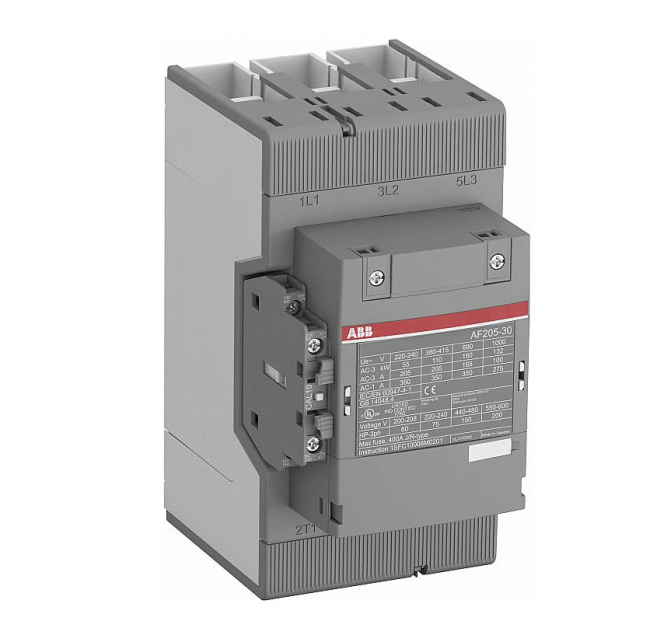 Контактор AF205-30-11-13 с универсальной катушкой AC/DC 100-250B 205А 1НО 1НЗ ABB
