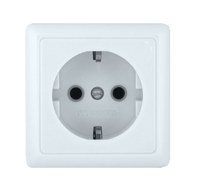 Хит Розетка О/У 1-м с/з 16А бел. Schneider Electric
