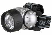 Фонарь светодиодный налобный LED 5351 (7LED 3 режима; 3хR03 метал.) Ultraflash