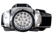 Фонарь светодиодный налобный LED 5353 (19LED 4 режима; 3хR03 метал.) Ultraflash