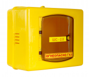Шкаф для газового счетчика ШС-2.0 (200/250) пластмассовый с прозрачной дверью 300х350х220мм P31 КРЗМИ
