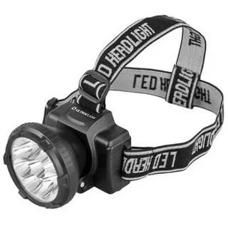 Фонарь светодиодный налобный аккум. LED 5363 (220В 9LED 2 режима; черн.) Ultraflash