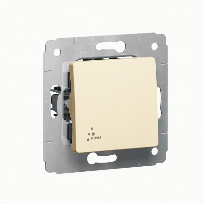 Cariva Выключатель С/У 1-кл. 10А IP44 сл. к. Legrand