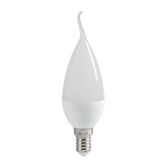 Лампа светодиодная CB35 Е14 230В 4000К 7Вт свеча на ветру ECO IEK