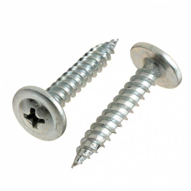 Саморез с прессшайбой острый СММ 4,2x50 (уп/100шт) коробка Tech-KREP