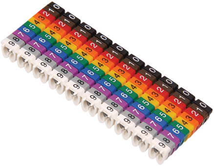 Кабельный маркер МКН комплект цифр (0-9) 1,5мм кв. (уп/150шт) IEK