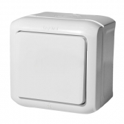 Quteo Выключатель О/У 1-кл. 10А  IP44 бел. Legrand
