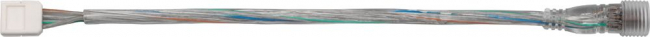 Соединитель, провод 0,2м для светодиодной ленты, штекер RGB (SMD5050 10мм) LD107 Feron